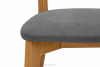VINIS Krzesła nowoczesne drewniane dąb szare 2szt szary/dąb jasny - zdjęcie 9