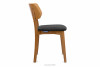 VINIS Krzesła nowoczesne drewniane dąb grafitowe 2szt grafitowy/dąb jasny - zdjęcie 6