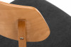 VINIS Krzesło nowoczesne drewniane dąb grafitowe grafitowy/dąb jasny - zdjęcie 10