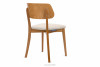 VINIS Krzesła nowoczesne drewniane dąb kremowe 2szt kremowy/dąb jasny - zdjęcie 7