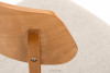 VINIS Krzesło nowoczesne drewniane dąb kremowe kremowy/dąb jasny - zdjęcie 10
