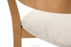VINIS Krzesło nowoczesne drewniane dąb kremowe kremowy/dąb jasny - zdjęcie 6