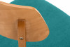 VINIS Krzesło nowoczesne drewniane dąb turkusowe turkusowy/dąb jasny - zdjęcie 10
