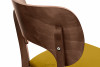 LYCO Krzesło loft orzech żółte musztardowy/orzech średni - zdjęcie 6