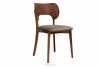 LYCO Krzesło loft orzech beżowe beżowy/orzech średni - zdjęcie 1