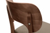 LYCO Krzesła loft orzech beżowe 2szt beżowy/orzech średni - zdjęcie 8
