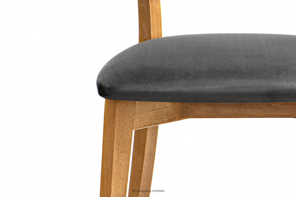 LYCO Krzesło loft dąb szare szary/dąb jasny - zdjęcie 5
