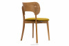 LYCO Krzesło loft dąb żółte musztardowy/dąb jasny - zdjęcie 5