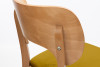 LYCO Krzesło loft dąb żółte musztardowy/dąb jasny - zdjęcie 8