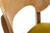LYCO Krzesło loft dąb żółte musztardowy/dąb jasny - zdjęcie 7