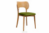LYCO Krzesła loft dąb zielone 2szt oliwkowy/dąb jasny - zdjęcie 4