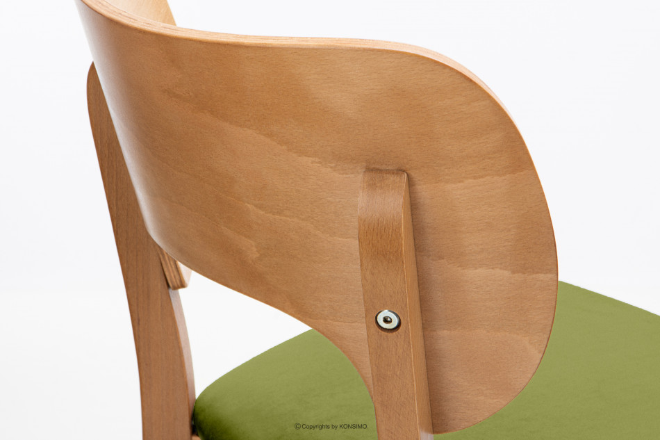 LYCO Krzesło loft dąb zielone oliwkowy/dąb jasny - zdjęcie 7
