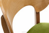 LYCO Krzesła loft dąb zielone 2szt oliwkowy/dąb jasny - zdjęcie 9