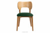 LYCO Krzesła loft dąb butelkowa zieleń 2szt ciemny zielony/dąb jasny - zdjęcie 5