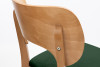 LYCO Krzesło loft dąb butelkowa zieleń ciemny zielony/dąb jasny - zdjęcie 8