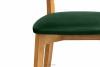 LYCO Krzesło loft dąb butelkowa zieleń ciemny zielony/dąb jasny - zdjęcie 6