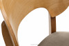 LYCO Krzesła loft dąb beżowe 2szt beżowy/dąb jasny - zdjęcie 9