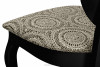MEXI Krzesła do toaletki czarne glamour 2szt czarny/beżowy - zdjęcie 8