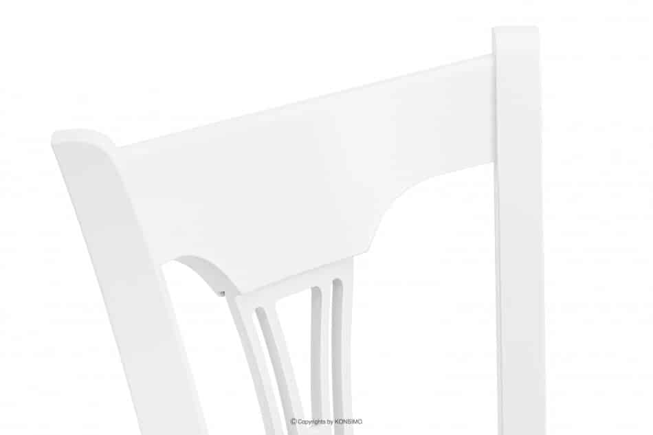 TILU Krzesło do jadalni glamour szare szary/biały - zdjęcie 5