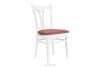 TILU Krzesła do jadalni glamour różowe 2szt różowy/biały - zdjęcie 4