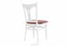 TILU Krzesło do jadalni glamour różowe różowy/biały - zdjęcie 5