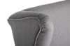 STRALIS Wygodny fotel uszak jasny szary na nóżkach szary/ciemny szary - zdjęcie 10