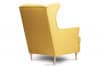 STRALIS Skandynawski fotel żółty na nóżkach żółty - zdjęcie 5