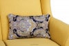 STRALIS Skandynawska sofa dwuosobowa żółta na nóżkach żółty - zdjęcie 11