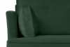 FALCO Sofa trzyosobowa welurowa glamour butelkowa zieleń zielony - zdjęcie 7