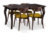 CABIO Stół rozkładany do jadalni glamour wenge wenge - zdjęcie 9