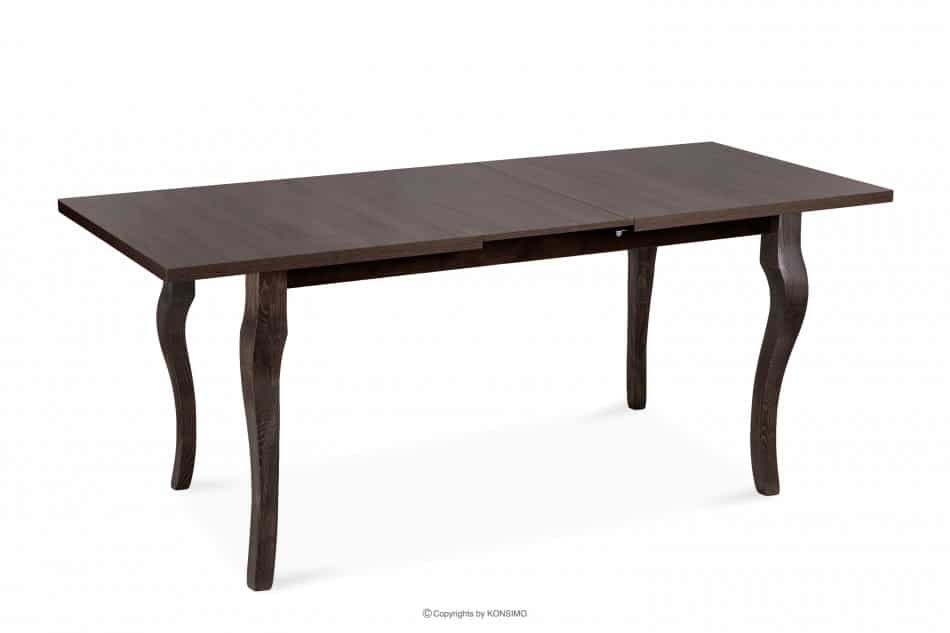 CABIO Stół rozkładany do jadalni glamour orzech orzech ciemny - zdjęcie 3