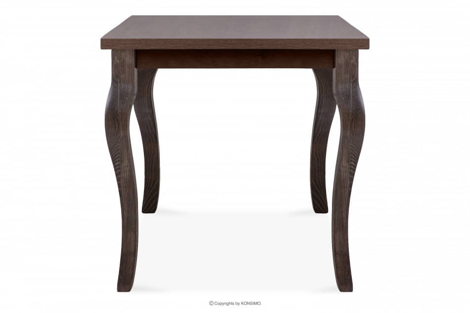 CABIO Stół rozkładany do jadalni glamour orzech orzech ciemny - zdjęcie 4