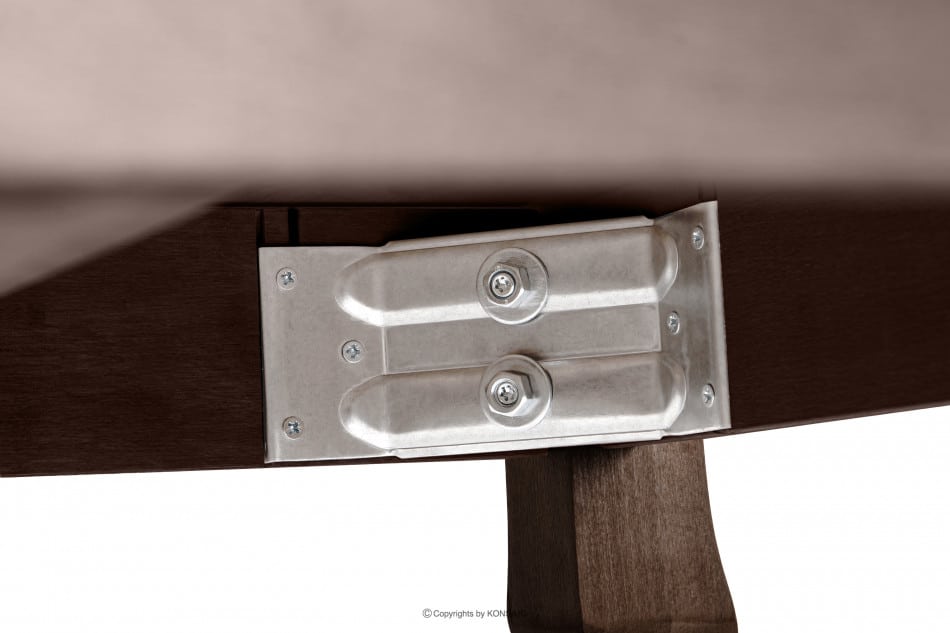 CABIO Stół rozkładany do jadalni glamour orzech orzech ciemny - zdjęcie 6