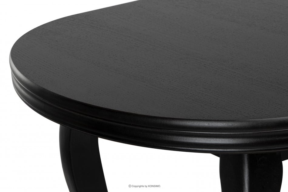 ALTIS Stół rozkładany 140 cm vintage czarny czarny - zdjęcie 6