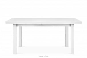 COSPE, https://konsimo.pl/kolekcja/cospe/ Stół do salonu rozkładany 140 cm biały biały - zdjęcie
