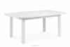 COSPE Stół do salonu rozkładany 160 cm biały biały - zdjęcie 3