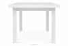 COSPE Duży stół do salonu rozkładany 160 cm biały biały - zdjęcie 6