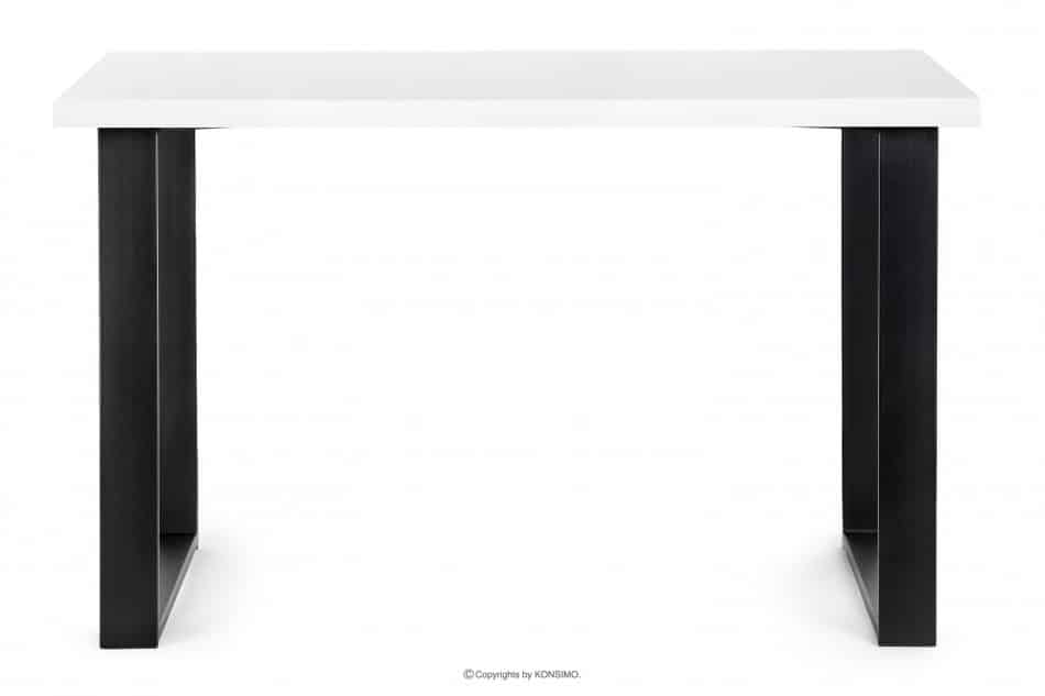 CETO Stół w stylu loftowym matowy biały biały - zdjęcie 0