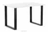 CETO Stół w stylu loftowym matowy biały biały - zdjęcie 3