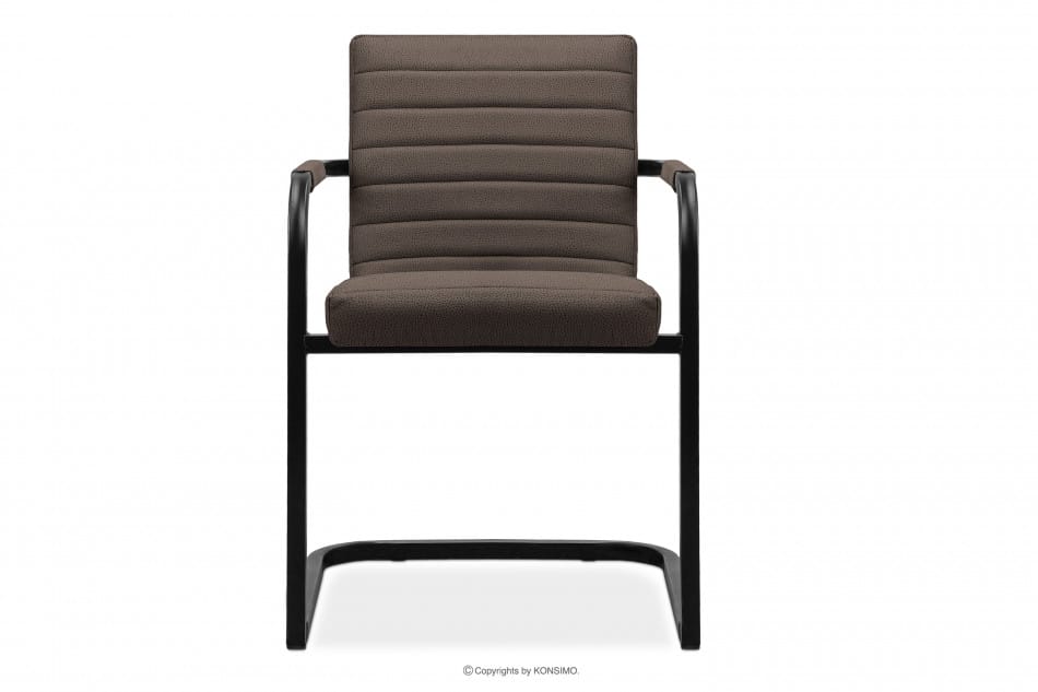 BASKO Krzesło biurowe brązowe brązowy/czarny - zdjęcie 2