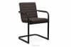 BASKO Krzesło biurowe brąz ciemny brązowy/czarny - zdjęcie 1