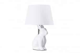 LEPUS, https://konsimo.pl/kolekcja/lepus/ Lampa stołowa z królikiem biały - zdjęcie