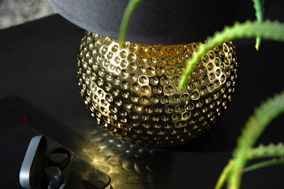 NIPER Elegancka lampka ze złotą podstawą złoty/czarny - zdjęcie 5