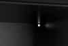 LOFTY Witryna dwudrzwiowa w stylu loft na wysokich nogach czarny/dąb naturalny - zdjęcie 29