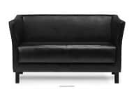 Sofa do poczekalni ekoskóra czarna