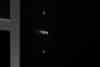 LOFTY Czarna szafka RTV w stylu loft z ryflowaniem czarny/dąb naturalny - zdjęcie 20