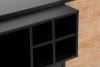 LOFTY Komoda na wysokich nóżkach w stylu loft czarny/dąb naturalny - zdjęcie 12