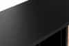 LOFTY Komoda na wysokich nóżkach w stylu loft czarny/dąb naturalny - zdjęcie 15