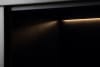 LOFTY Komoda na wysokich nóżkach w stylu loft czarny/dąb naturalny - zdjęcie 24