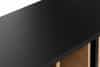 LOFTY Komoda na drewnianych nóżkach w stylu loft czarny/dąb naturalny - zdjęcie 15